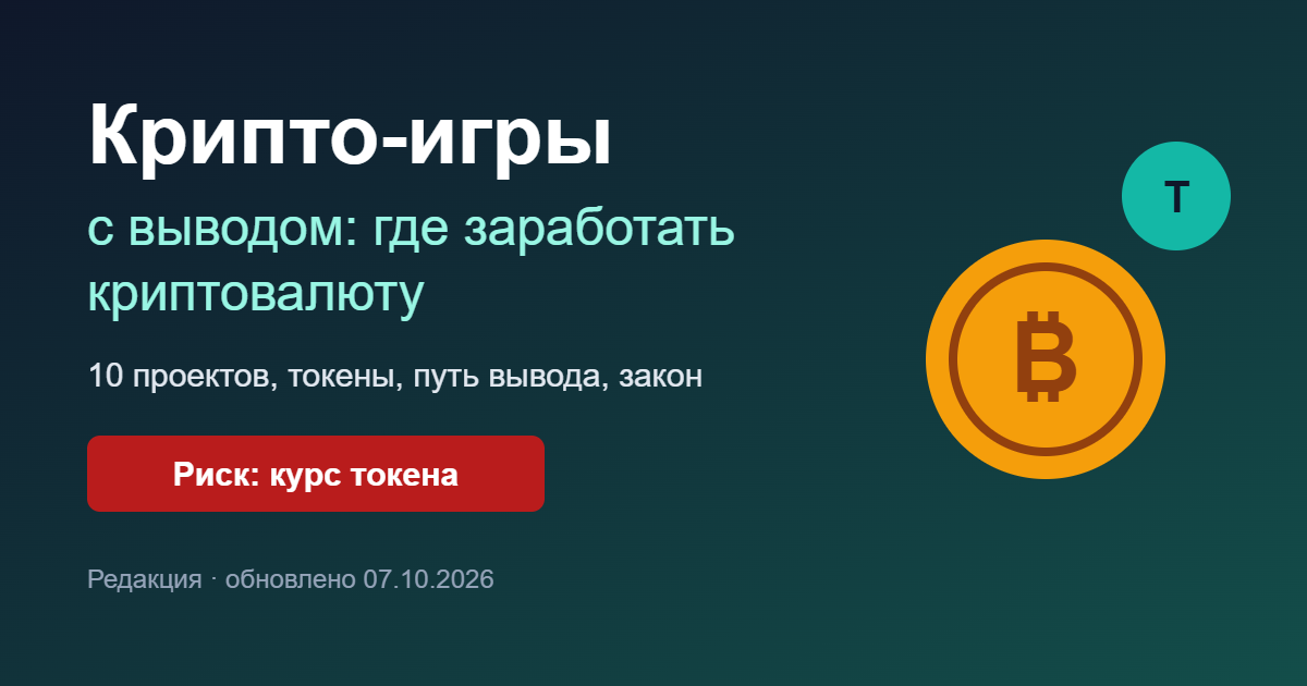Крипто-игры с выводом: где заработать криптовалюту